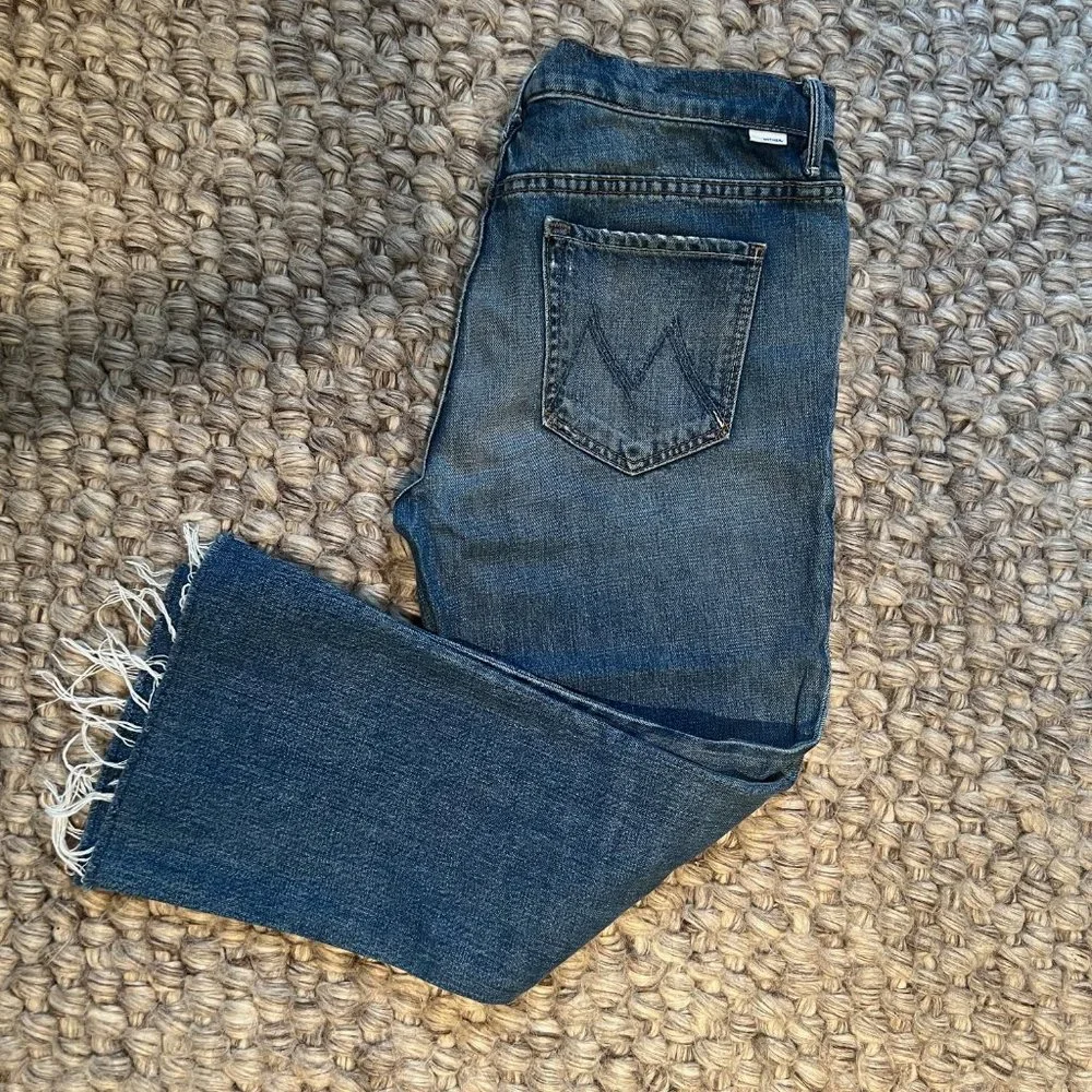 Mother The Nomad Crop Fray-Twice as Nice - size 28 - Picture 3 of 6